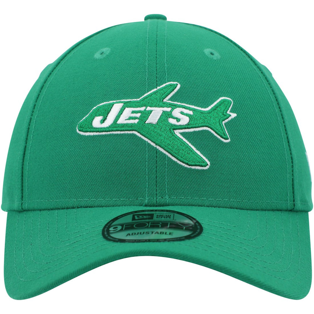 New York Jets New Era Plane The League 9FORTY Adjustable Hat Kelly Green - NFL