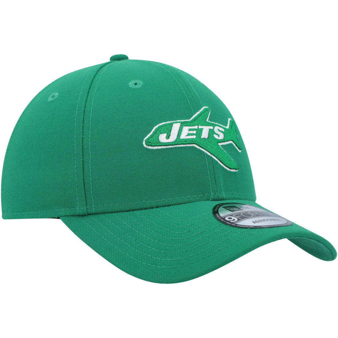 New York Jets New Era Plane The League 9FORTY Adjustable Hat Kelly Green - NFL