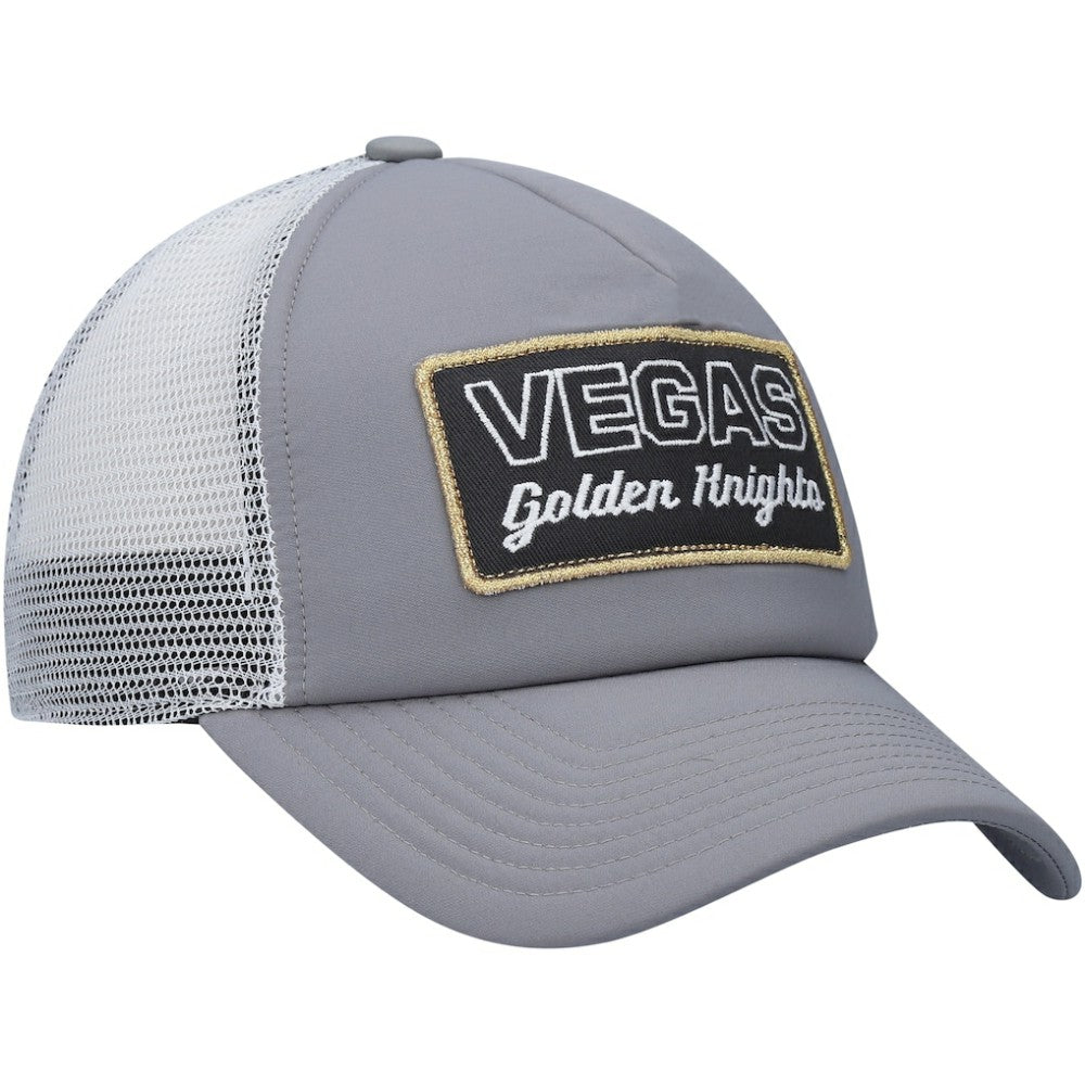 Vegas Golden Knights adidas Locker Room Foam Trucker Snapback Hat Gray/White