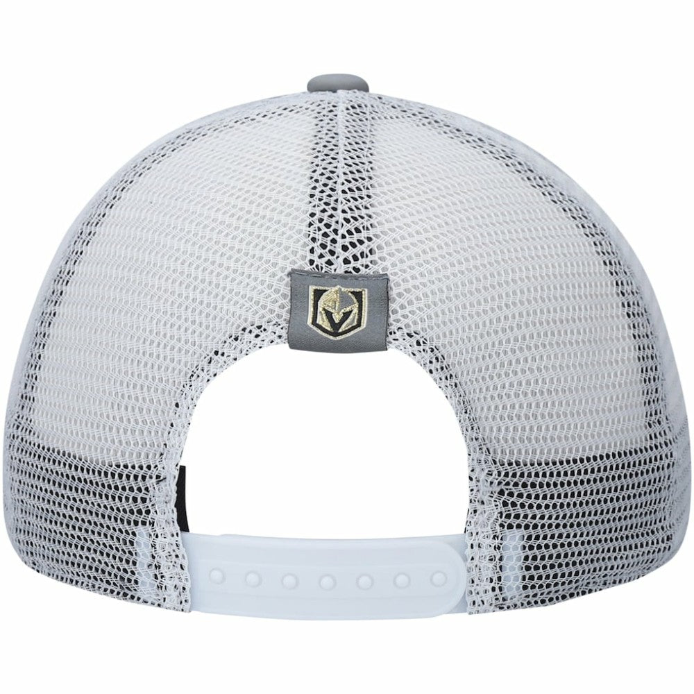 Vegas Golden Knights adidas Locker Room Foam Trucker Snapback Hat Gray/White