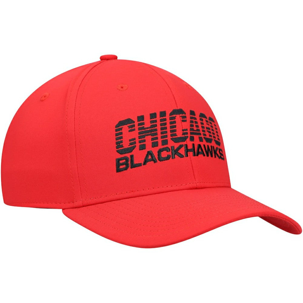 Chicago Blackhawks adidas 2021 Locker Room AEROREADY Flex Hat Red