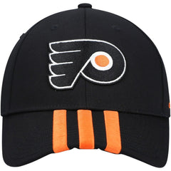 Philadelphia Flyers - adidas Locker Room Three Stripe Adjustable Hat Black