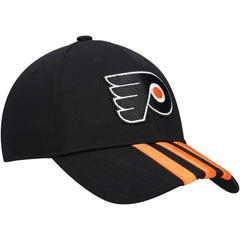 Philadelphia Flyers - adidas Locker Room Three Stripe Adjustable Hat Black