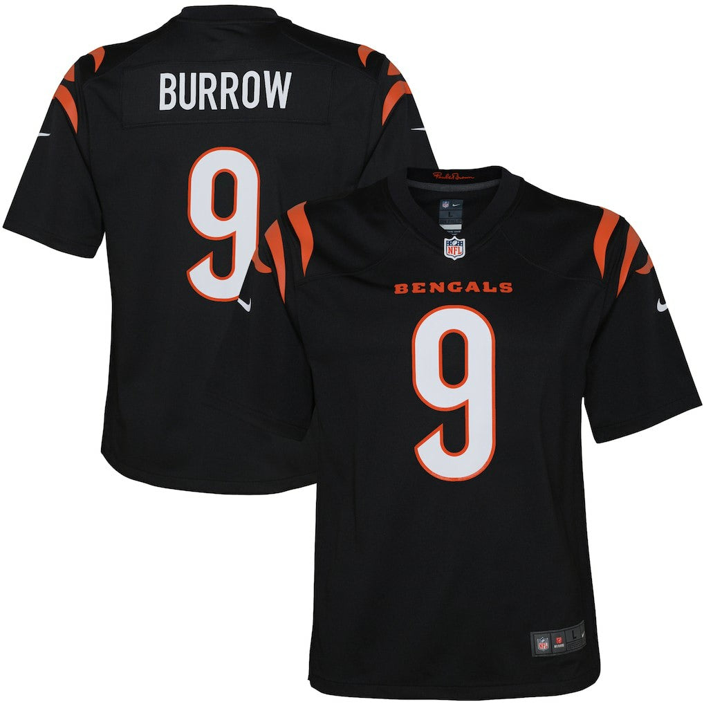 Joe Burrow Cincinnati Bengals Youth Game Jersey Black - Nike