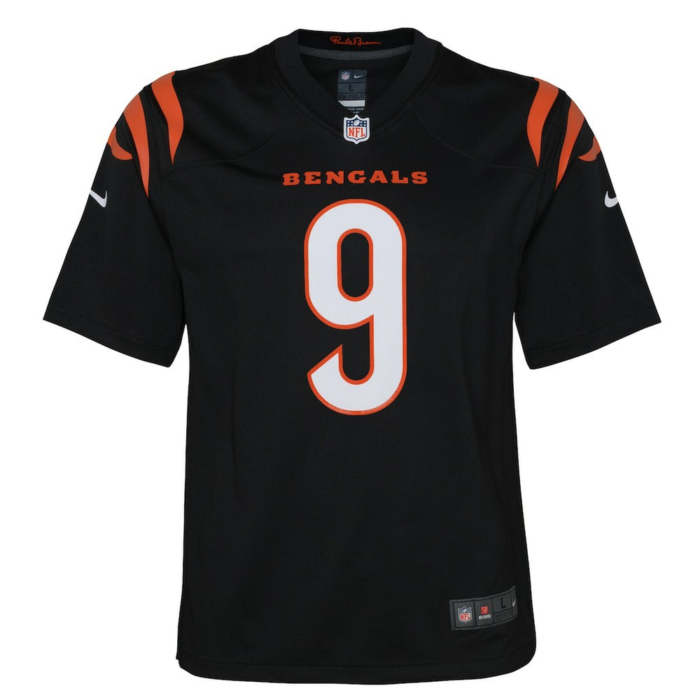 Joe Burrow Cincinnati Bengals Youth Game Jersey Black - Nike