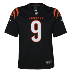 Joe Burrow Cincinnati Bengals Youth Game Jersey Black - Nike