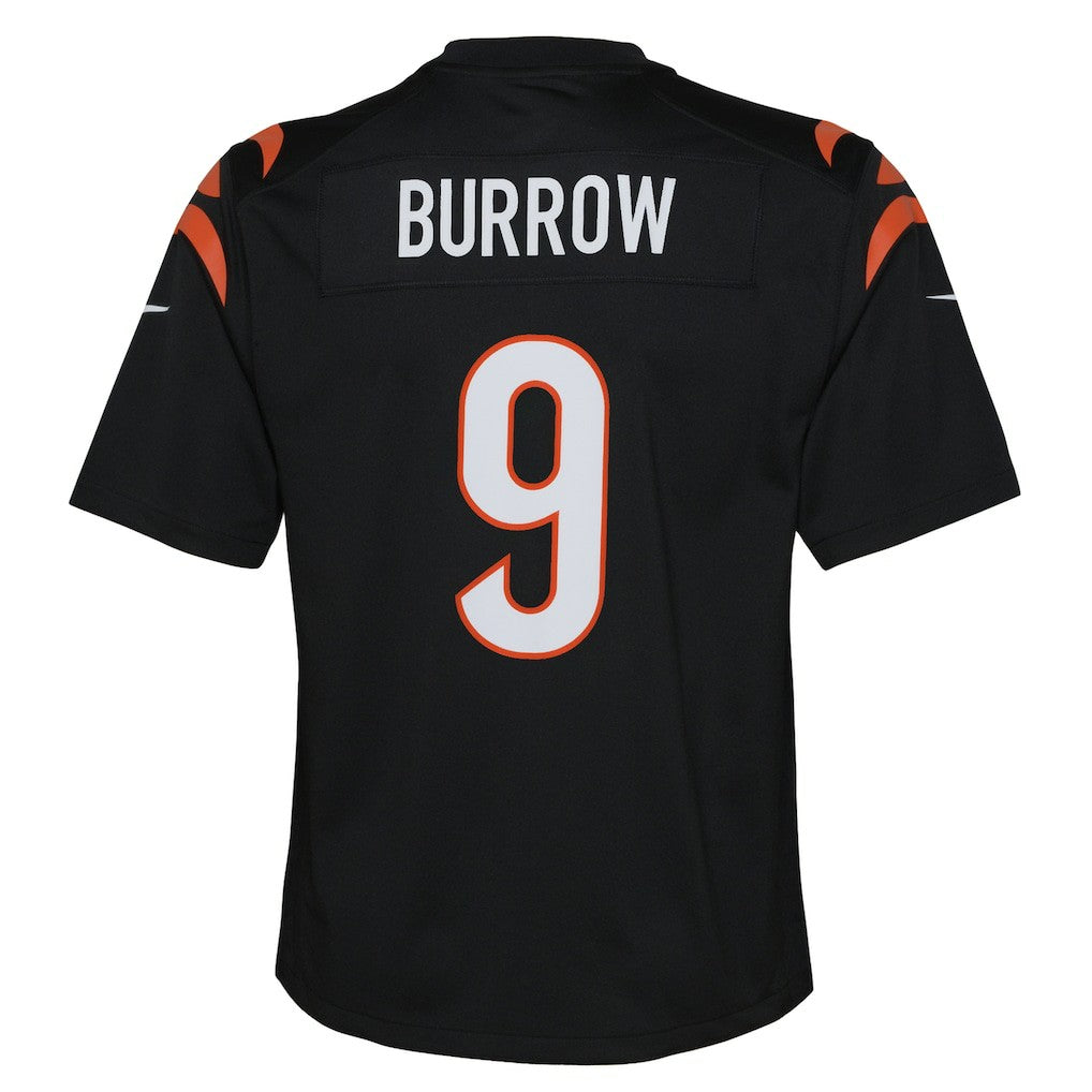 Joe Burrow Cincinnati Bengals Youth Game Jersey - Black | NFL Jerseys