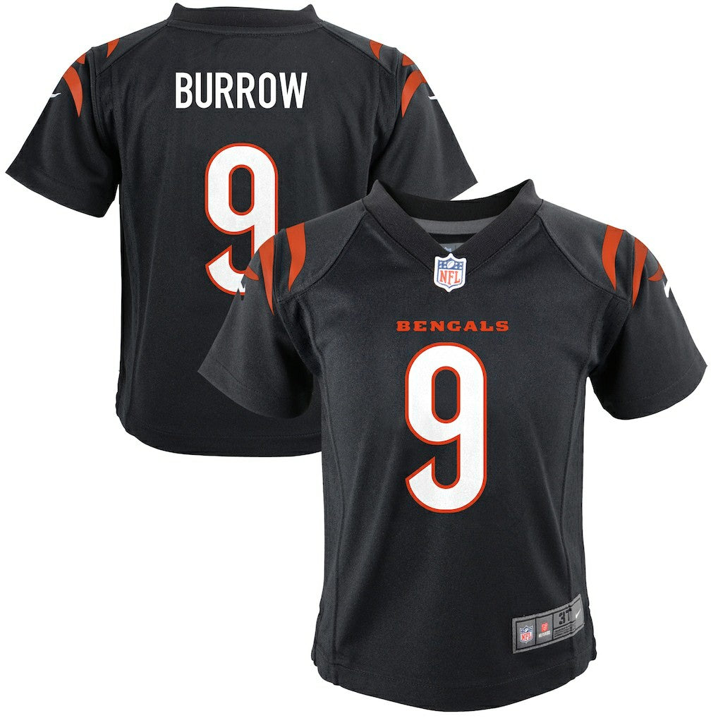 Joe Burrow Cincinnati Bengals Preschool Game Jersey Black - Nike
