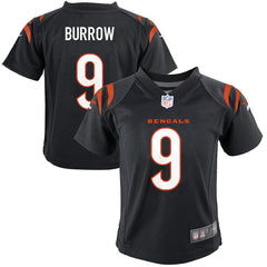 Joe Burrow Cincinnati Bengals Preschool Game Jersey Black - Nike
