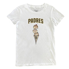 San Diego Padres Tiny Turnip Women's Triple Scoop T-Shirt On Sale