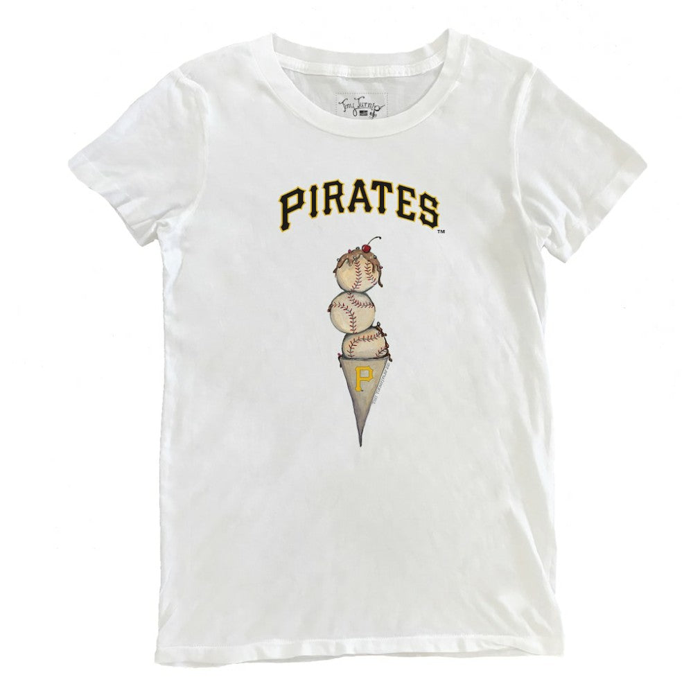 Pittsburgh Pirates Tiny Turnip Women's Triple Scoop T-Shirt Lifestyle