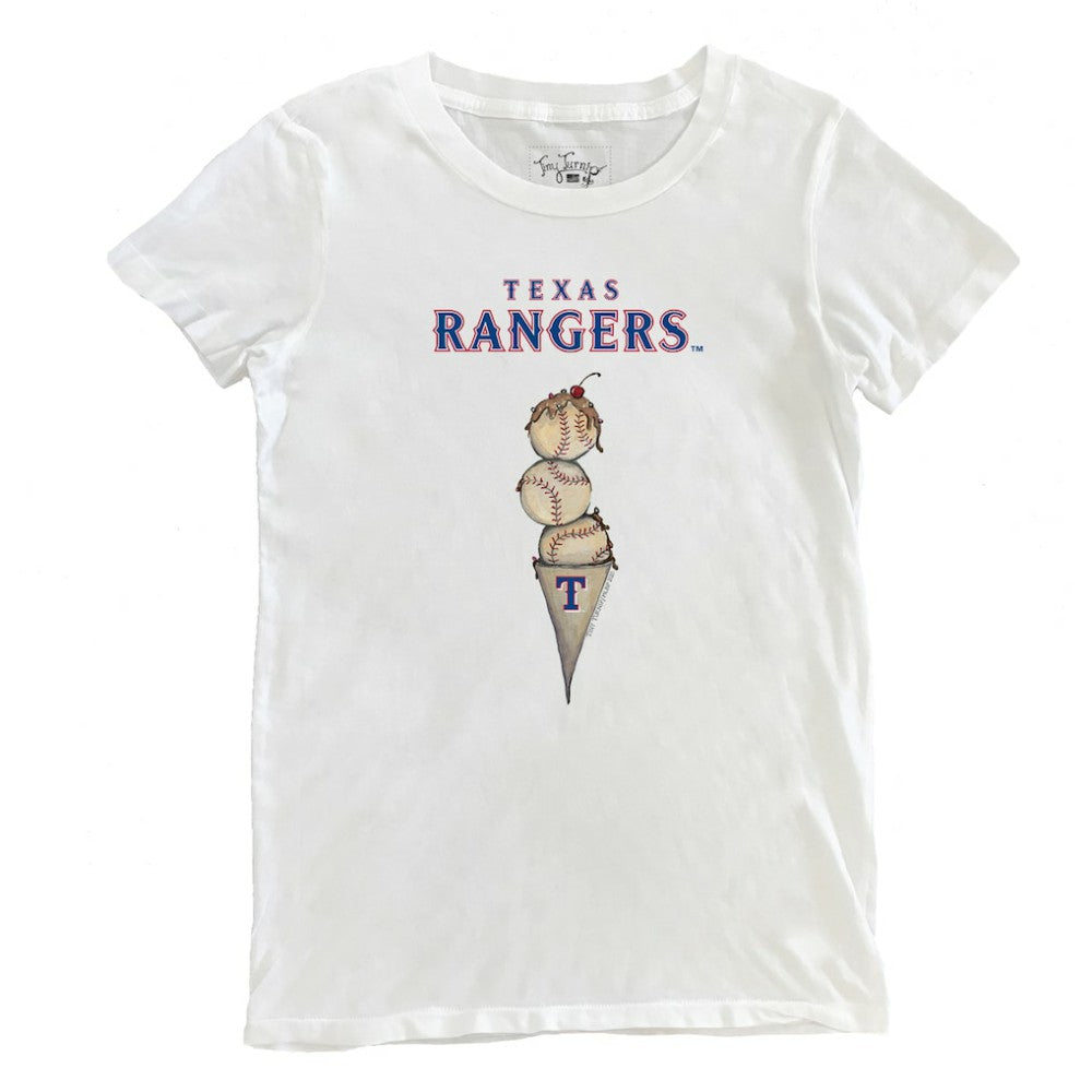 Texas Rangers Tiny Turnip Women's Triple Scoop T-Shirt Lifestyle
