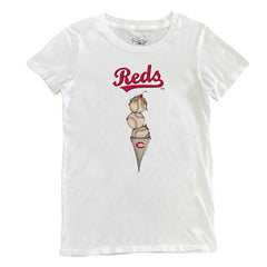 Cincinnati Reds Tiny Turnip Women's Triple Scoop T-Shirt Near Me