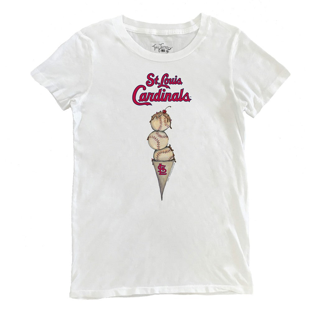 St. Louis Cardinals Tiny Turnip Women's Triple Scoop T-Shirt On Sale