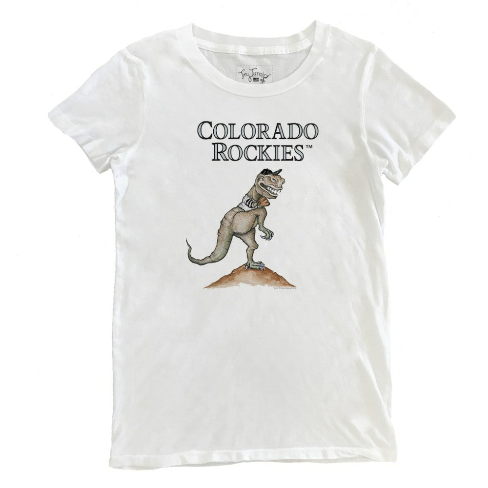 Colorado Rockies Tiny Turnip Women's TT Rex T-Shirt On Sale