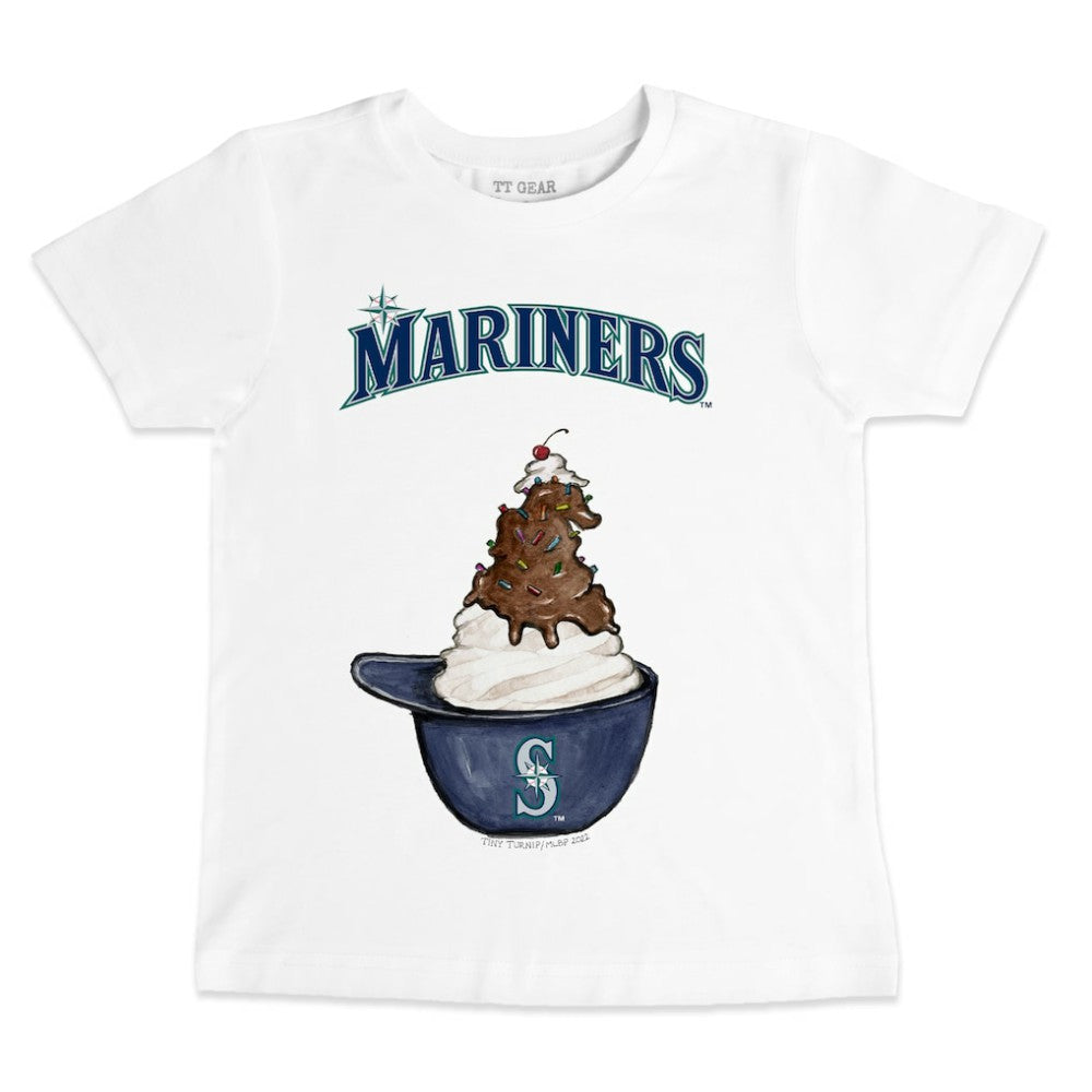 Seattle Mariners Tiny Turnip Youth Sundae Helmet T-Shirt Sale