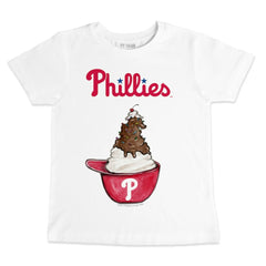 Philadelphia Phillies Tiny Turnip Youth Sundae Helmet T-Shirt On Sale