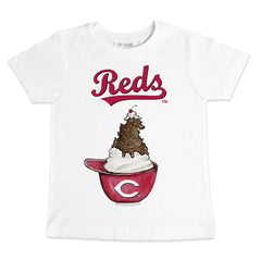 Cincinnati Reds Tiny Turnip Youth Sundae Helmet T-Shirt Clearance