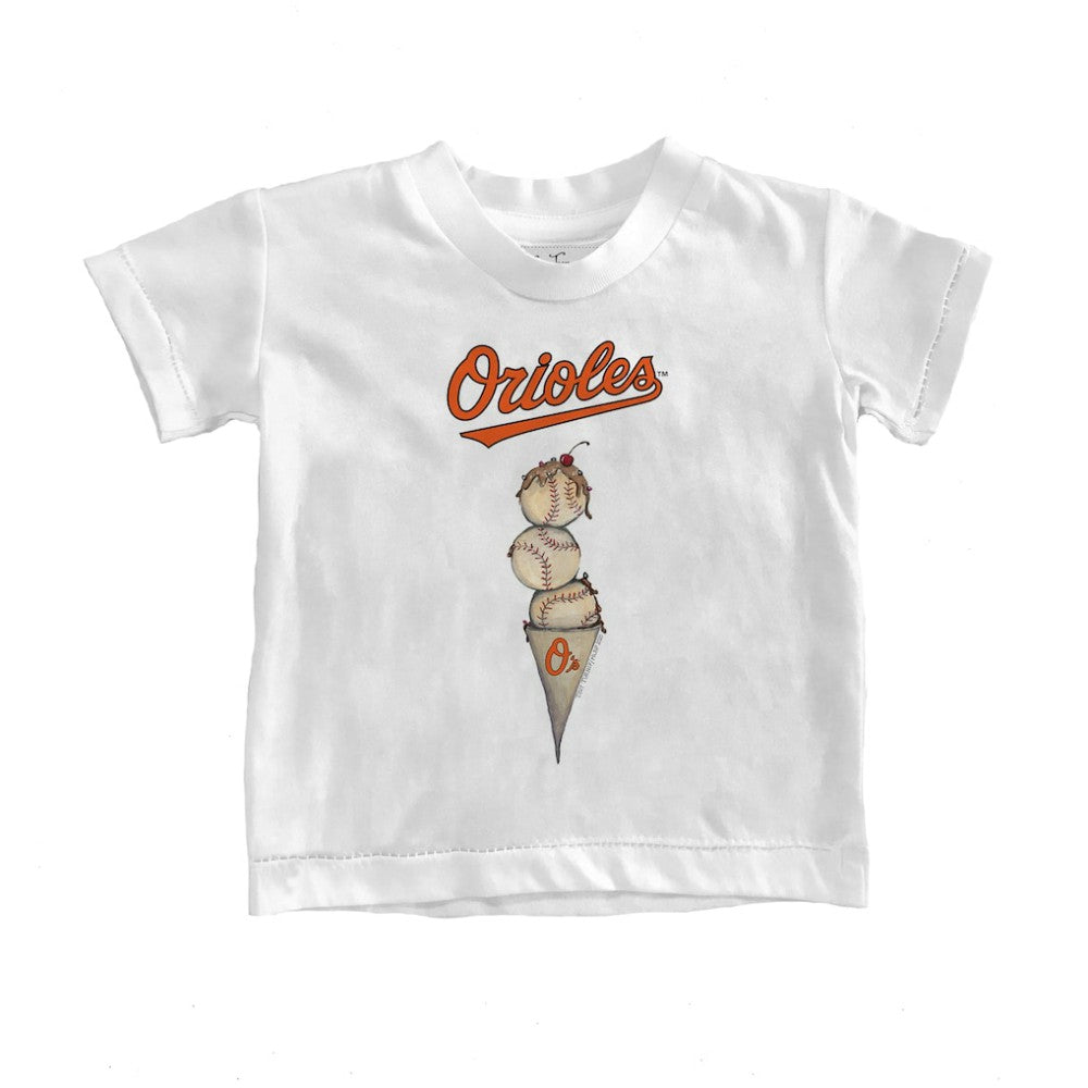 Baltimore Orioles Tiny Turnip Youth Triple Scoop T-Shirt discount