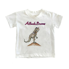 Atlanta Braves Tiny Turnip Youth TT Rex T-Shirt Sale