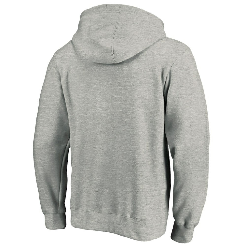 Toronto Maple Leafs - Primary Team Logo Fleece Fitted Pullover Hoodie Heather Gray