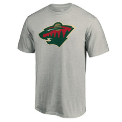 Minnesota Wild - Primary Logo T-Shirt Heather Gray