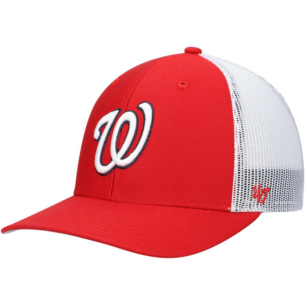 Washington Nationals '47 Primary Logo Trucker Snapback Hat discount