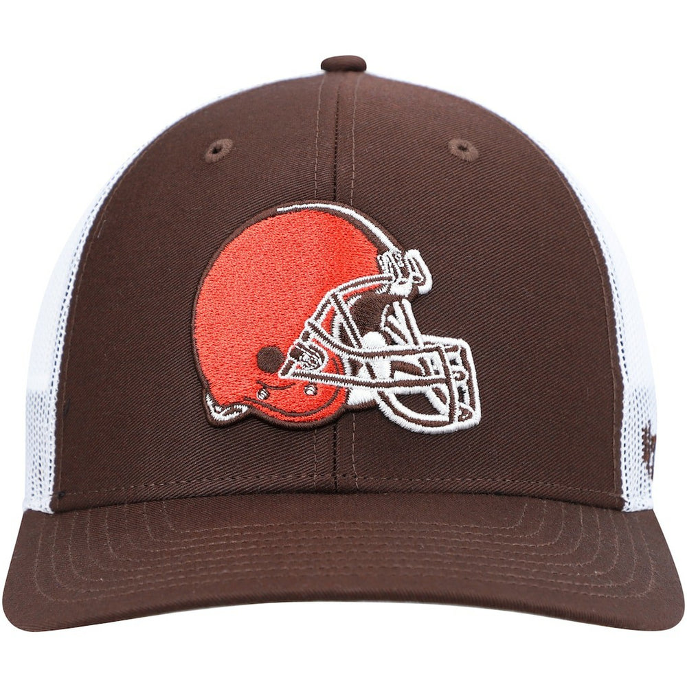 Cleveland Browns '47 Trucker Snapback Hat Brown/White - 47 brand