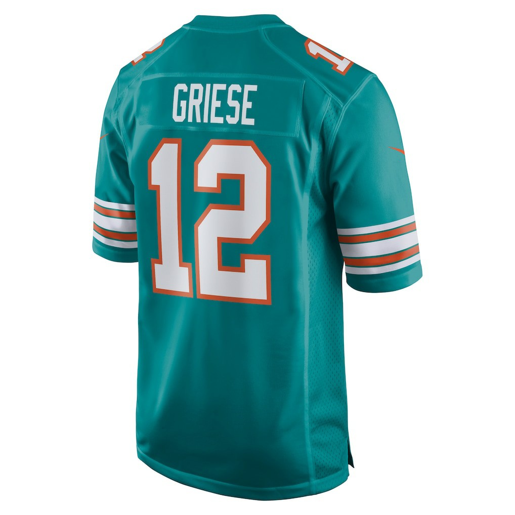 Bob Griese Miami Dolphins Retired Player Jersey - Aqua | NFL Jerseys