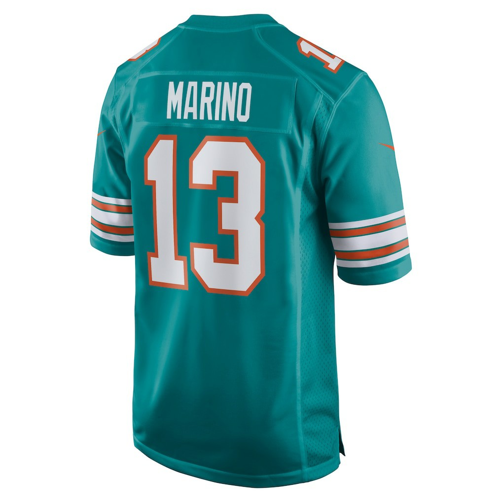 Dan Marino Miami Dolphins Retired Player Jersey Aqua - Nike
