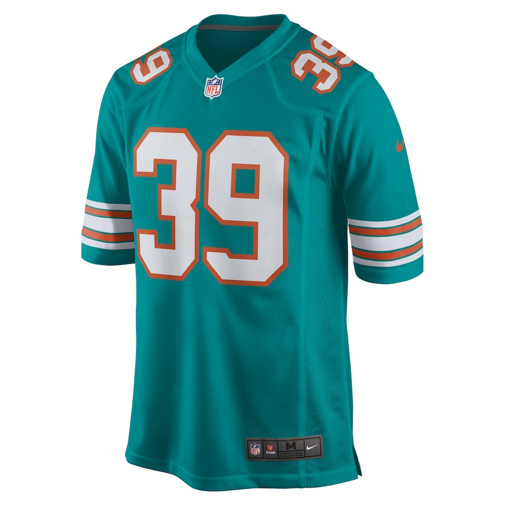 Larry Csonka Miami Dolphins Retired Player Jersey Aqua - Nike