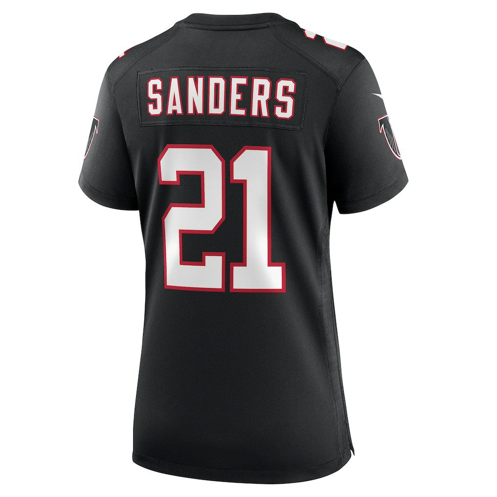 Deion Sanders Atlanta Falcons Women's Alternate Retired Player Game Jersey Black - Nike