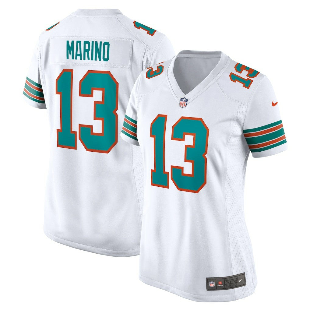 Dan Marino Miami Dolphins Women's Retired Player Jersey White - Nike