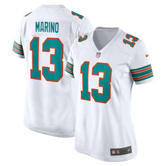Dan Marino Miami Dolphins Women's Retired Player Jersey White - Nike