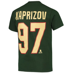Kirill Kaprizov Minnesota Wild - Youth Player Name & Number T-Shirt Green