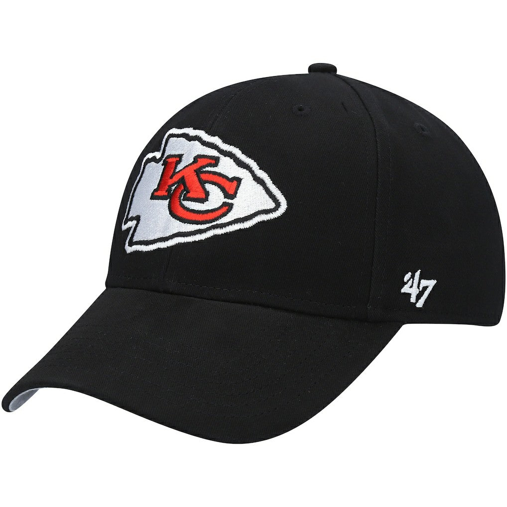 Kansas City Chiefs '47 Youth Secondary MVP Adjustable Hat Black - 47 brand