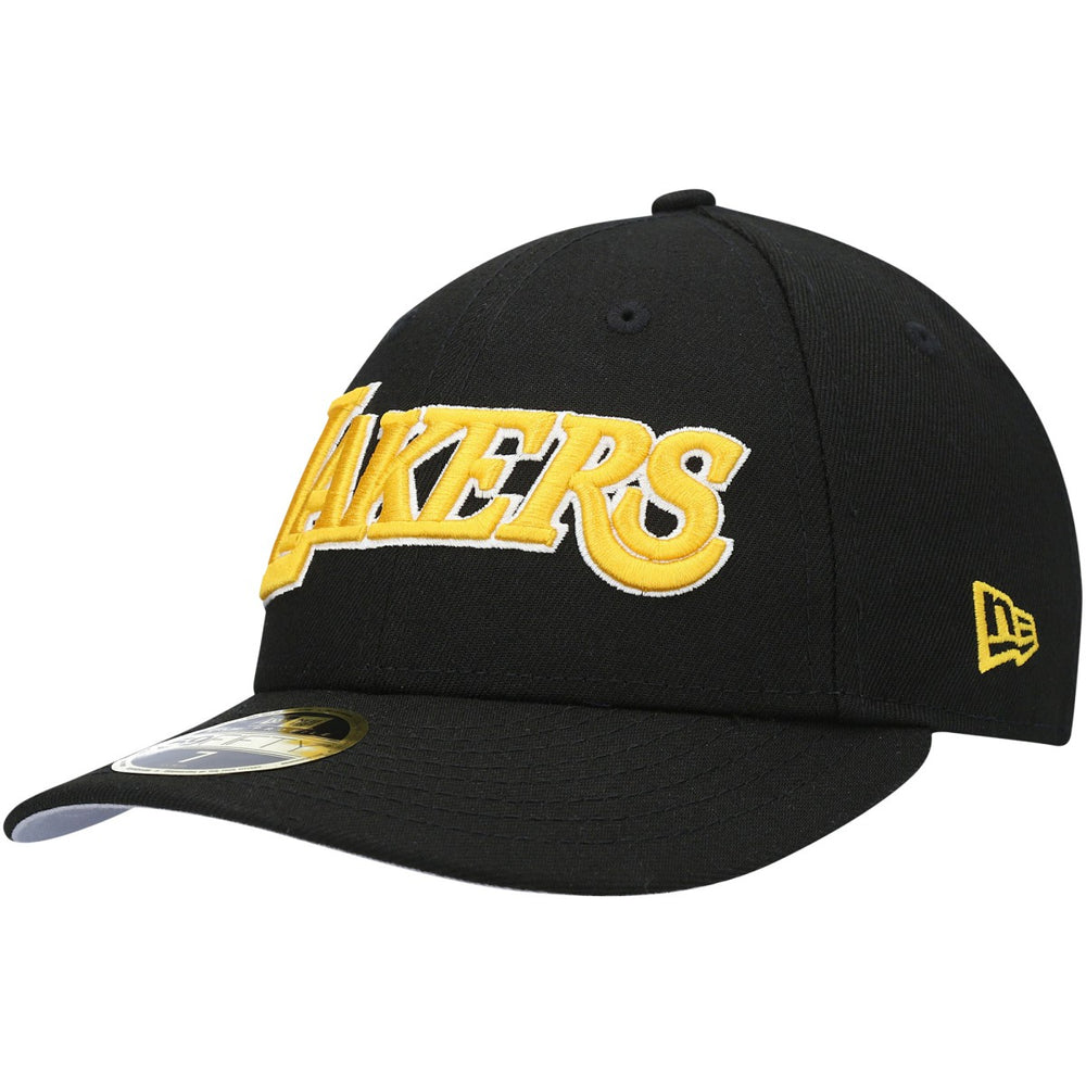 New Era - Los Angeles Lakers Team Low Profile 59FIFTY Fitted Hat - Black