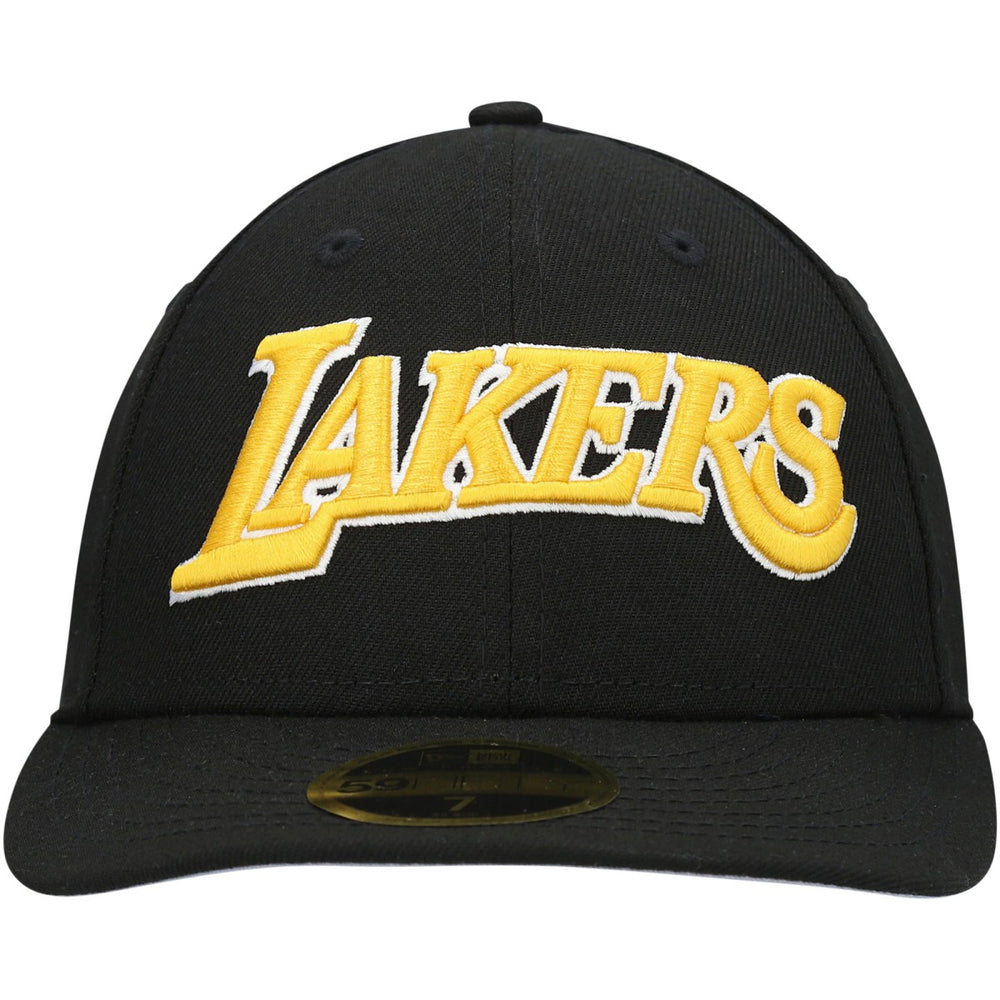 New Era - Los Angeles Lakers Team Low Profile 59FIFTY Fitted Hat - Black