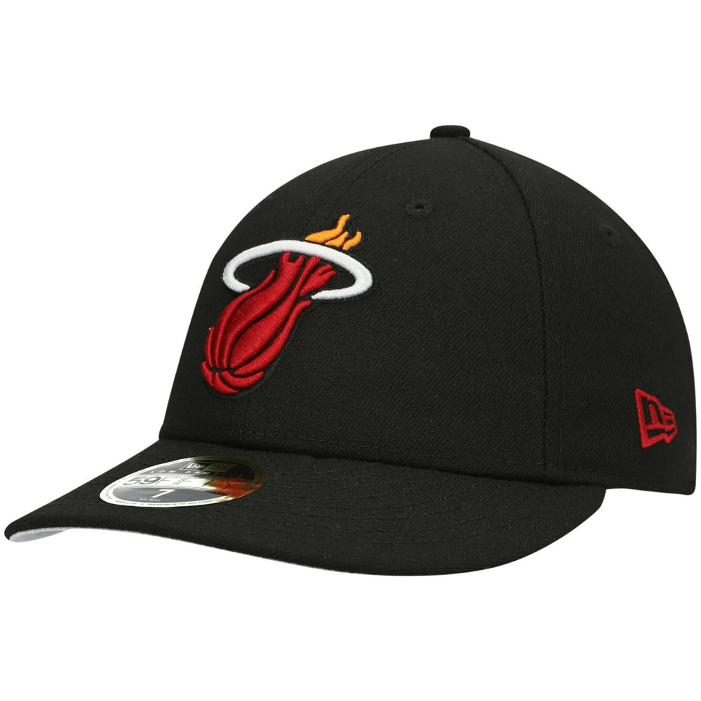 New Era - Miami Heat Team Low Profile 59FIFTY Fitted Hat - Black