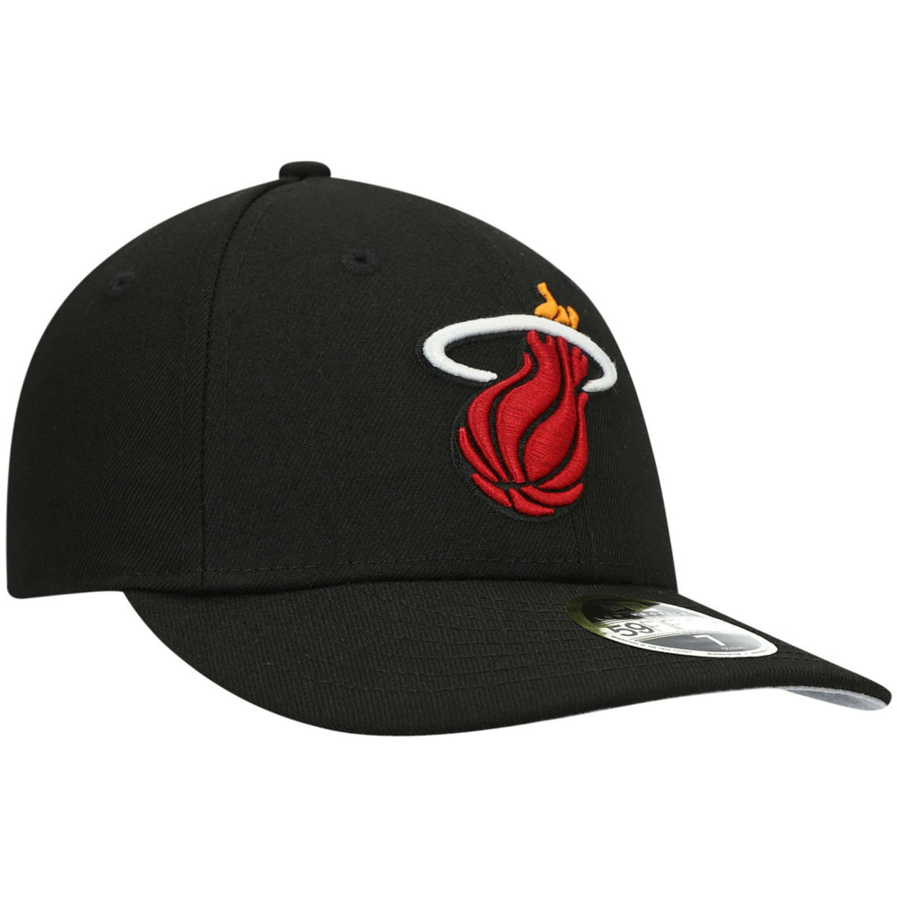 New Era - Miami Heat Team Low Profile 59FIFTY Fitted Hat - Black