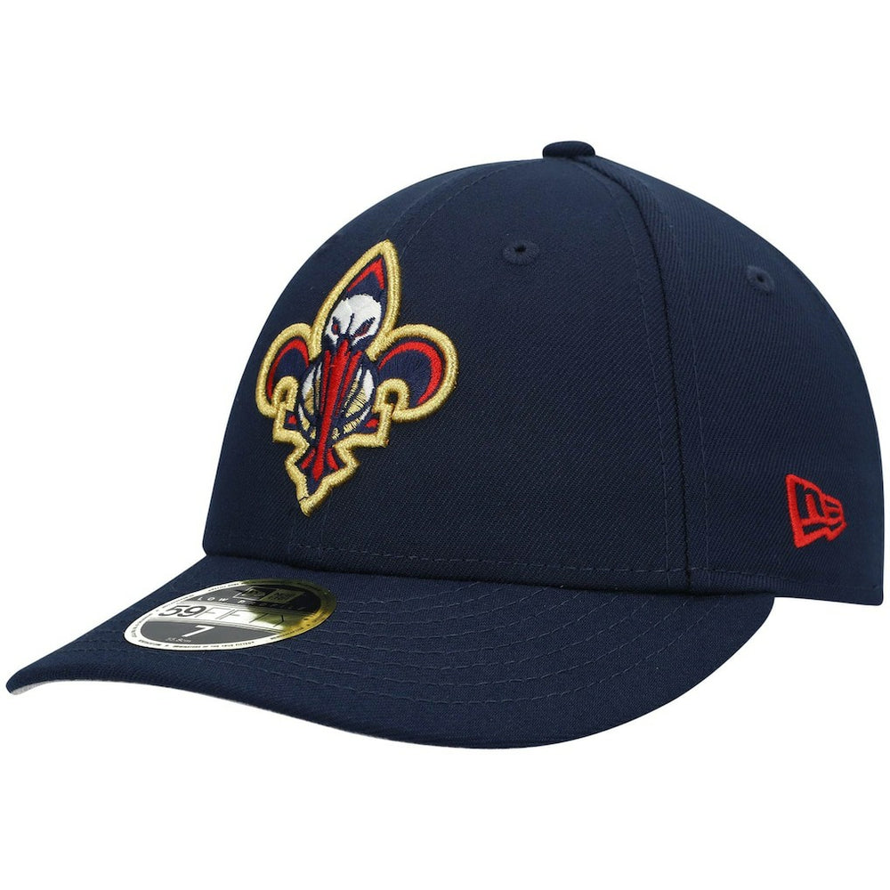 New Era - New Orleans Pelicans Team Logo Low Profile 59FIFTY Fitted Hat - Navy