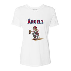 Los Angeles Angels Tiny Turnip Women's Kate the Catcher T-Shirt Lifestyle