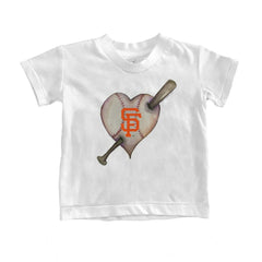 San Francisco Giants Tiny Turnip Youth Heart Bat T-Shirt Lifestyle
