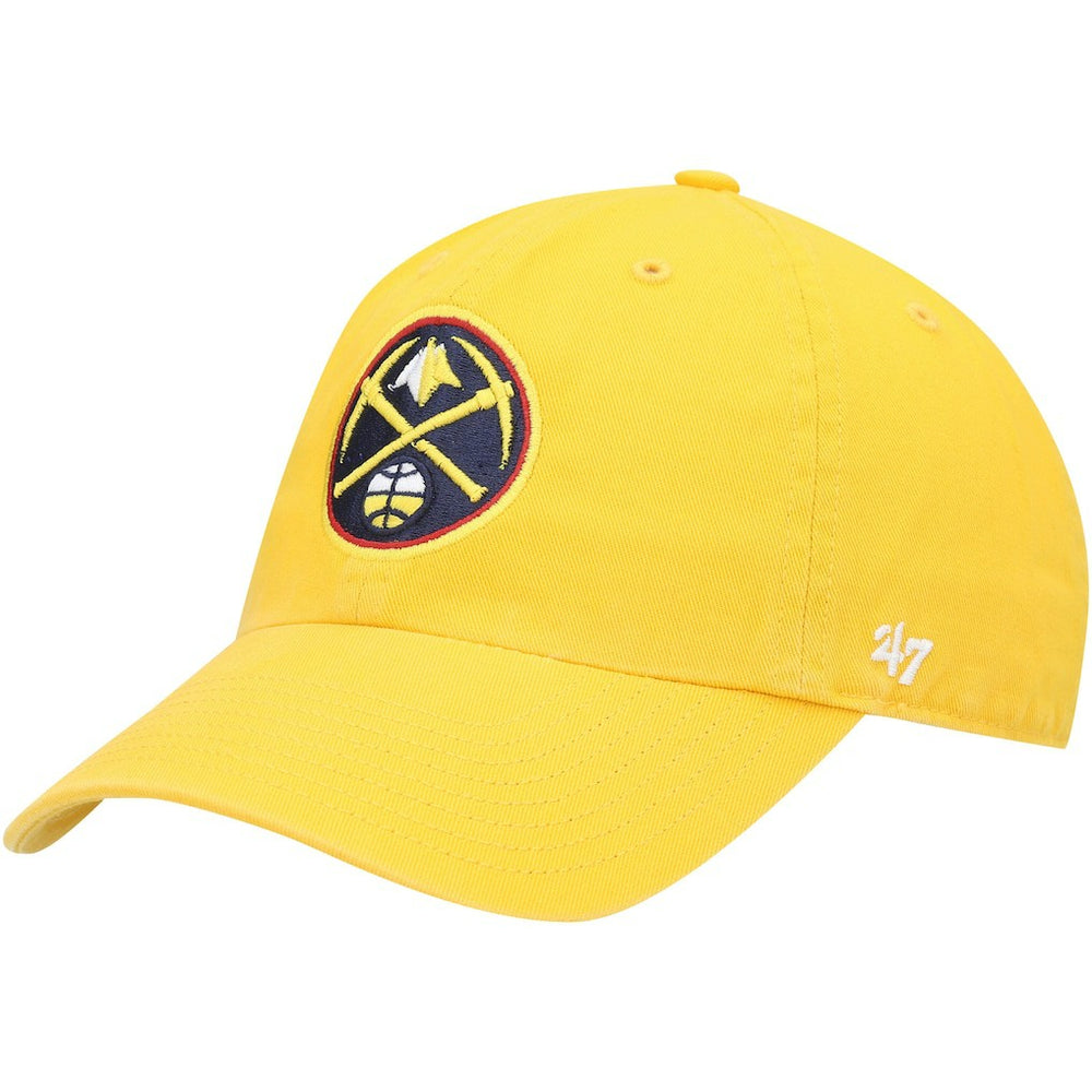 47 brand - Denver Nuggets '47 Core Logo Clean Up Adjustable Hat - Gold