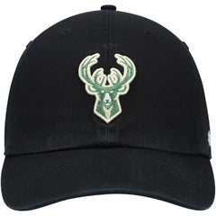 47 brand - Milwaukee Bucks '47 Core Logo Clean Up Adjustable Hat - Black