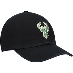 47 brand - Milwaukee Bucks '47 Core Logo Clean Up Adjustable Hat - Black