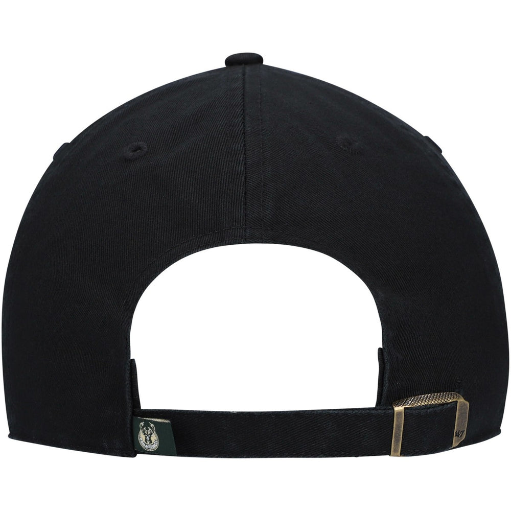 47 brand - Milwaukee Bucks '47 Core Logo Clean Up Adjustable Hat - Black