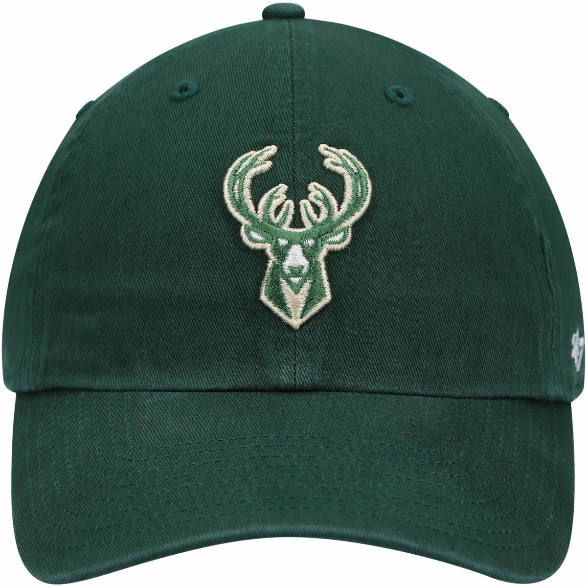 47 brand - Milwaukee Bucks '47 Core Logo Clean Up Adjustable Hat - Hunter Green