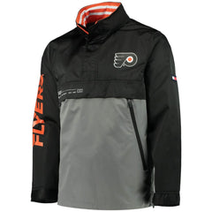 Philadelphia Flyers - Tommy Hilfiger Anorak Quarter-Zip Hoodie Jacket Black/Gray