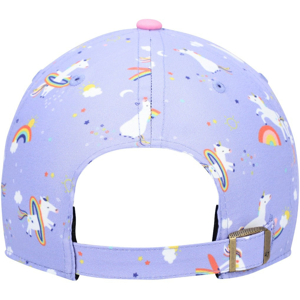 Buffalo Bills '47 Girls Preschool Unicorn Clean Up Adjustable Hat Purple - 47 brand